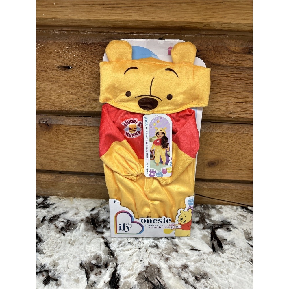 Disney ILY 4ever One Piece Pajama Set Hoodie 18" Doll Winnie the Pooh